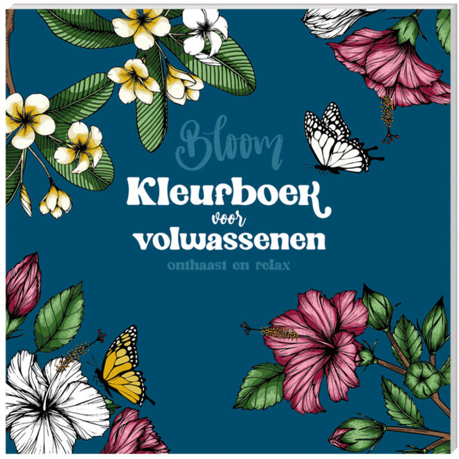 Kleurboek voor volwassenen Interstat Bloom