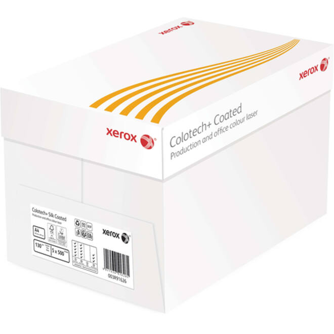 Laserpapier Xerox Colotech+ silk coated A4 170gr wit 250vel