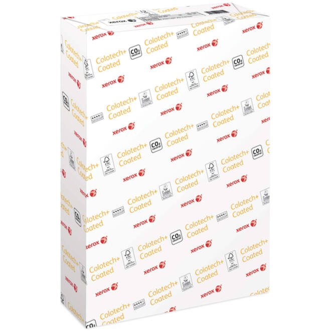 Laserpapier Xerox Colotech+ glossy coated A3 170gr wit 250vel