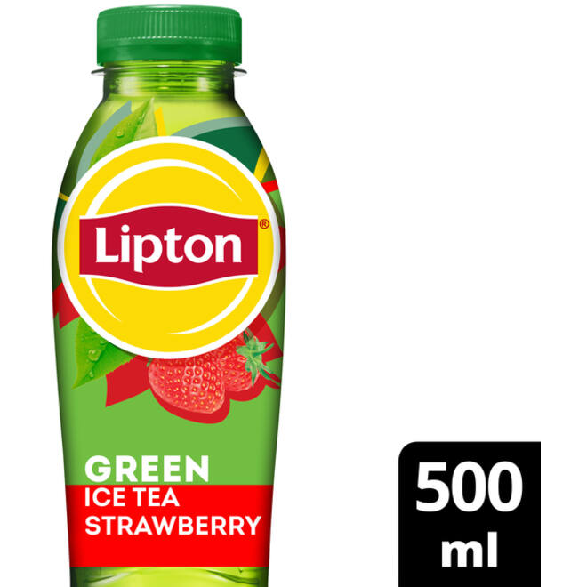 Frisdrank Lipton Ice Tea green strawberry petfles 500ml