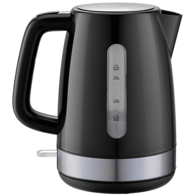 Waterkoker Inventum 1.7 liter zwart met rvs