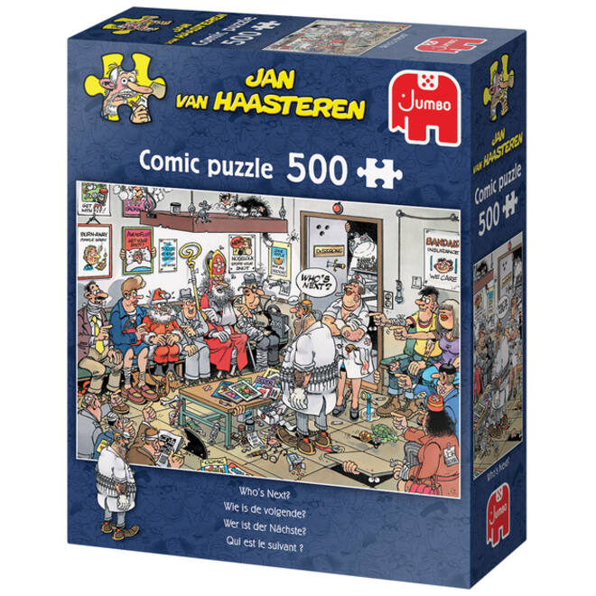 Puzzel Jan van Haasteren Wie Is De Volgende 500 stukjes
