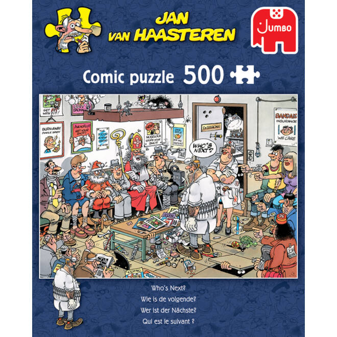 Puzzel Jan van Haasteren Wie Is De Volgende 500 stukjes