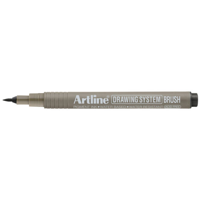 Fineliner Artline technisch brush zwart