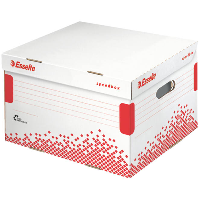 Opberg- en transportdoos Esselte Speedbox 433x263x364mm wit