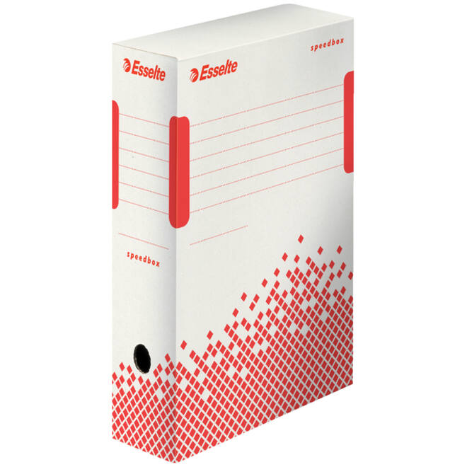 Archiefdoos Esselte Speedbox 100x250x350mm wit