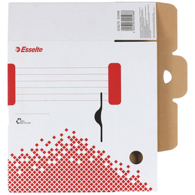 Archiefdoos Esselte Speedbox 100x250x350mm wit