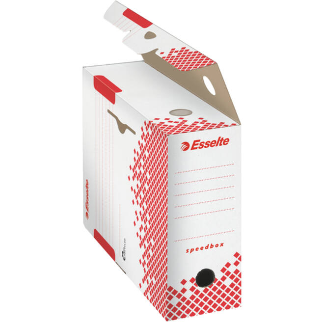 Archiefdoos Esselte Speedbox 100x250x350mm wit