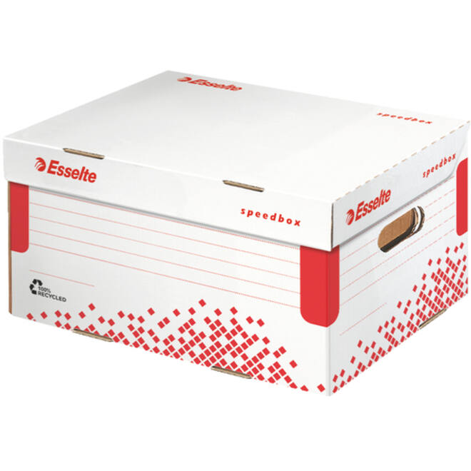Opberg- en transportdoos Esselte Speedbox 355x193x252mm wit