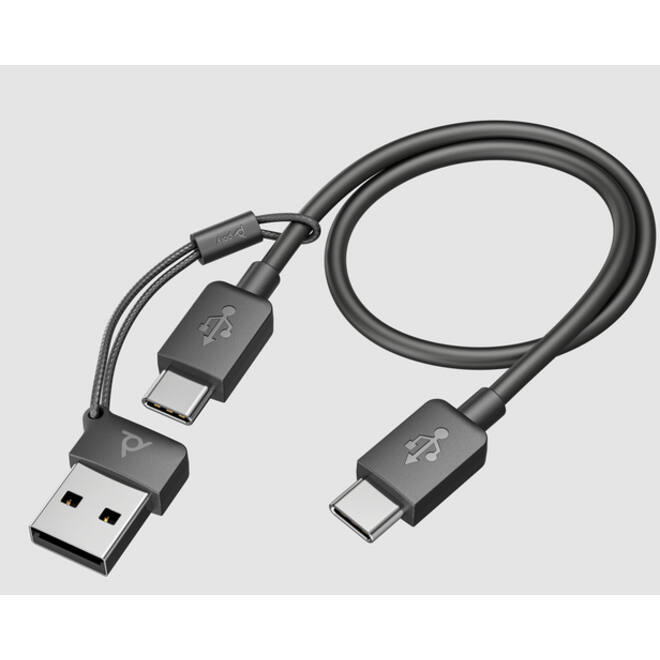 Headset HP POLY Voyager Focus 2 USB-C met oplaadstation