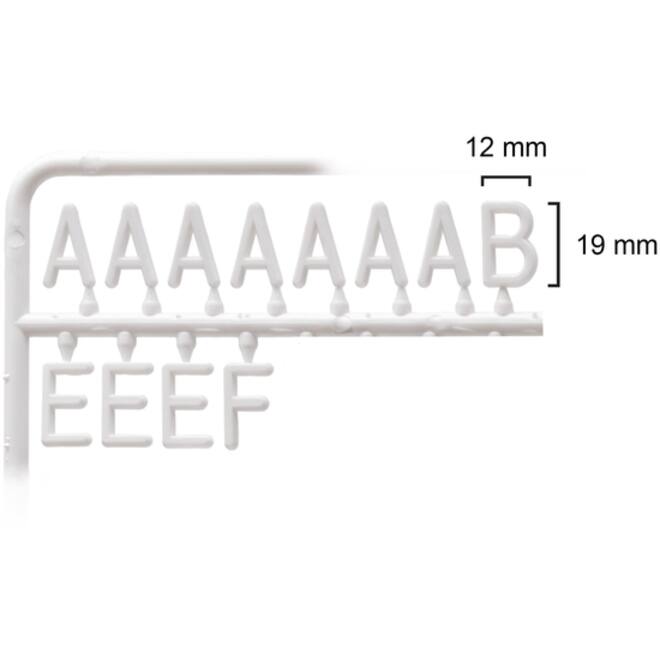Letterbord IEZZY 30x30cm zwart hout