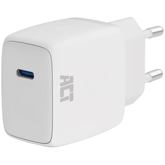 Oplader act 35w 1-poort usb c wit