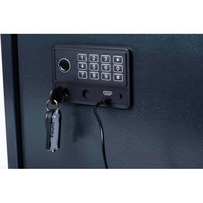Sleutelkast Pavo high security magnetisch met fingerprintslot 100 haken 600x480x150mm