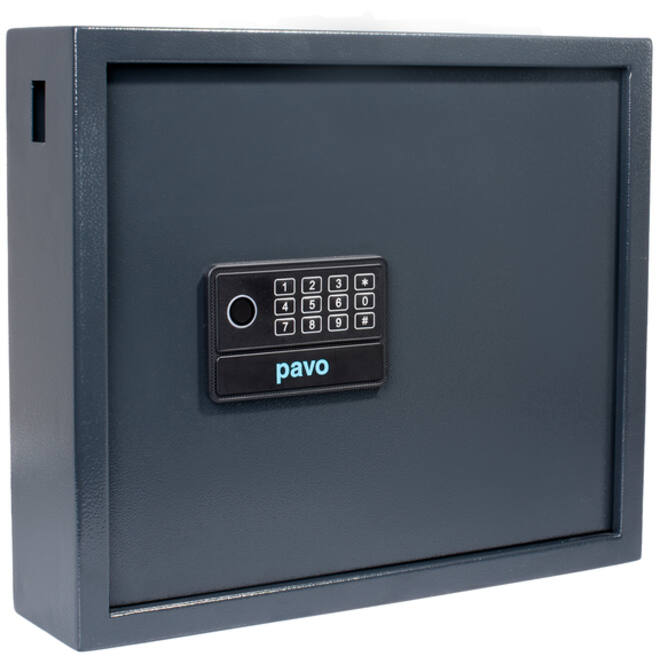 Sleutelkast Pavo high security magnetisch met fingerprintslot 20 haken 350x410x100mm