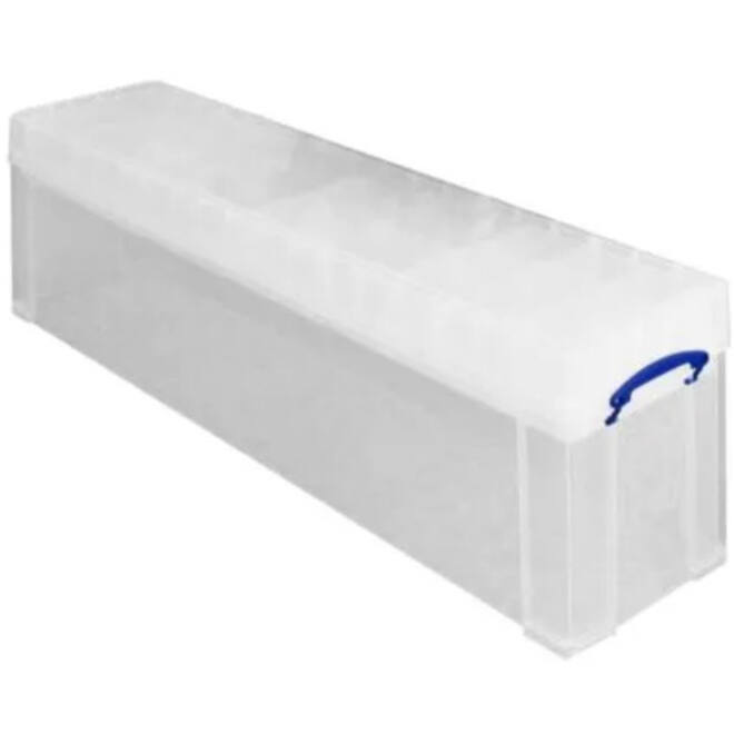 Opbergbox Really Useful 77 liter 1201x270x355mm transparant wit