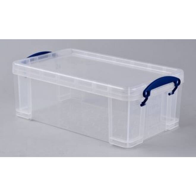 Opbergbox Really Useful 5 liter 340x200x125mm transparant wit