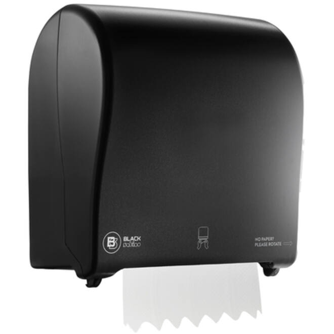 Handdoekroldispenser BlackSatino PT50 zwart 335340