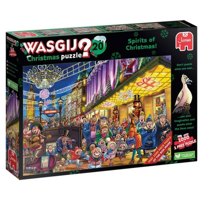 Puzzel Wasgij Christmas 20 - De Geesten van de Kermis! 2x1000st (1 puzzle for free)