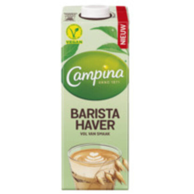 Haverdrink Campina plantaardig Barista pak 1 liter