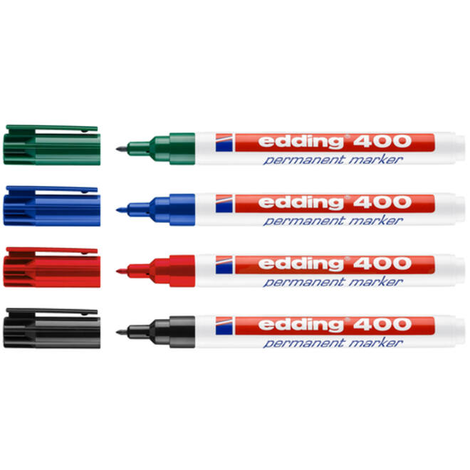 Viltstift edding 400 creatief rond 1mm assorti