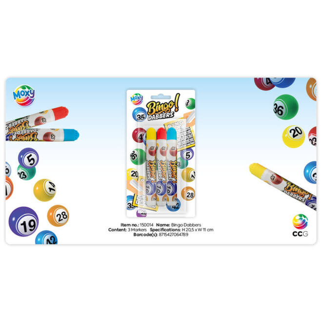 Bingo Dabbers Grifix 3 stuks