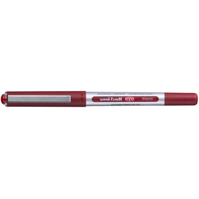 Rollerpen Uni-ball Eye eco 150E fijn rood