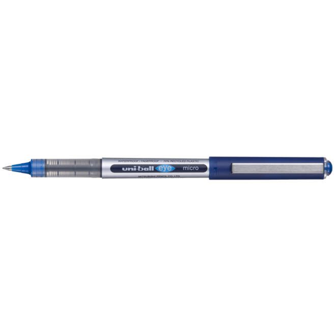 Rollerpen Uni-ball Eye eco 150E fijn blauw