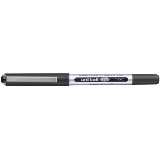 Rollerpen Uni-ball Eye eco 150E fijn zwart
