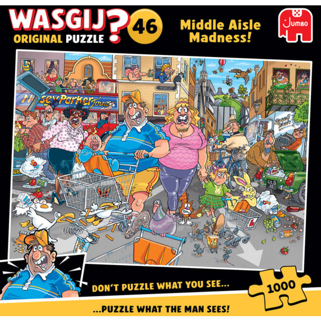 Wasgij Original 46 - Middle Aisle Madness 1000 st