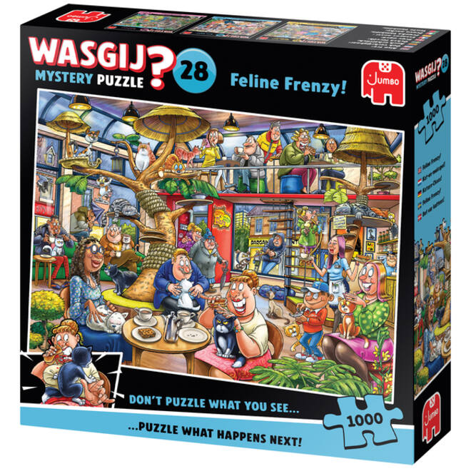 Wasgij Mystery 28 - Feline Frenzy! 1000 st