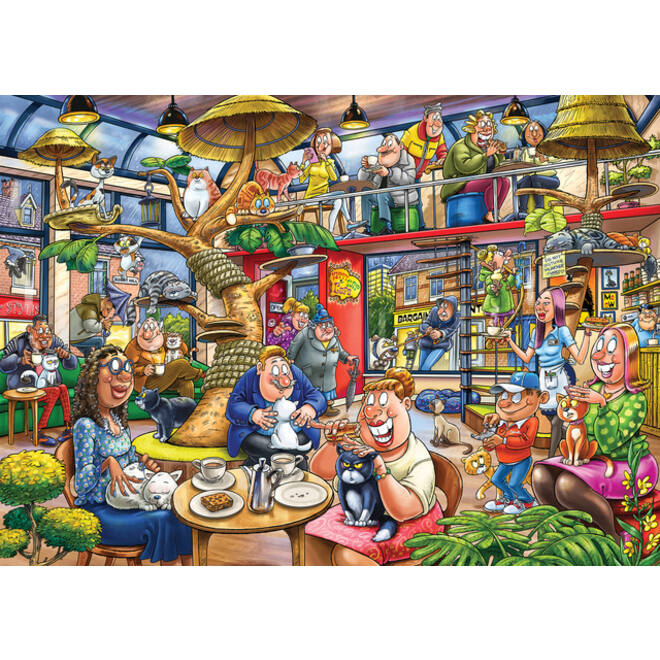 Wasgij Mystery 28 - Feline Frenzy! 1000 st