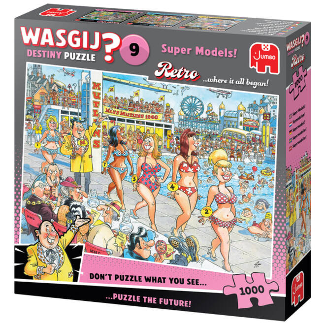 Wasgij Retro Destiny 9 - Super Models! 1000 st