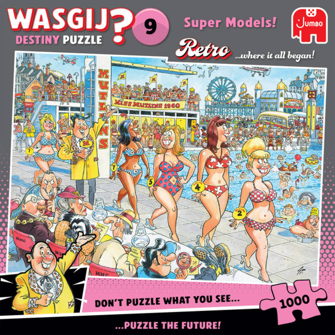 Wasgij Retro Destiny 9 - Super Models! 1000 st