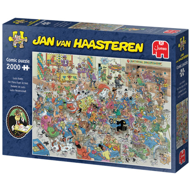 Puzzel Jan van Haasteren NK Mens Erger Je Niet 2000 st