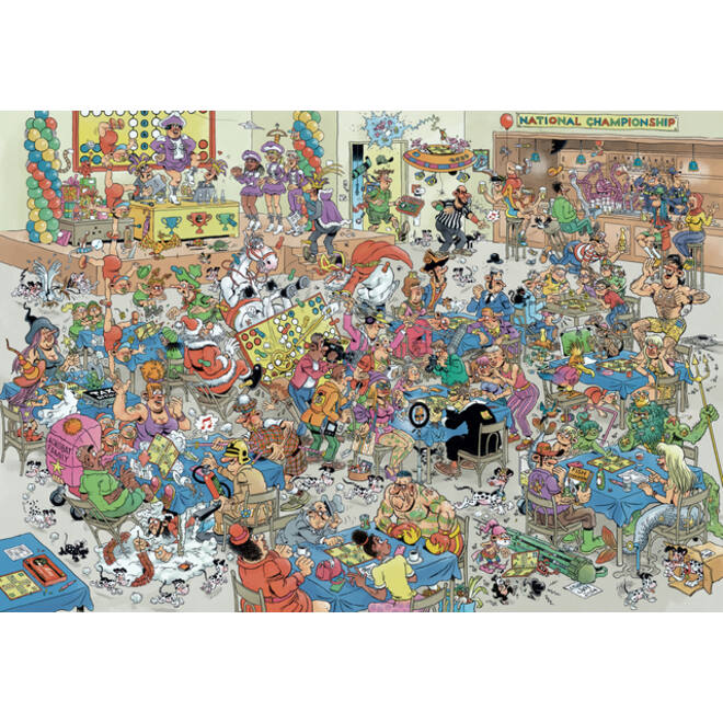 Puzzel Jan van Haasteren NK Mens Erger Je Niet 2000 st