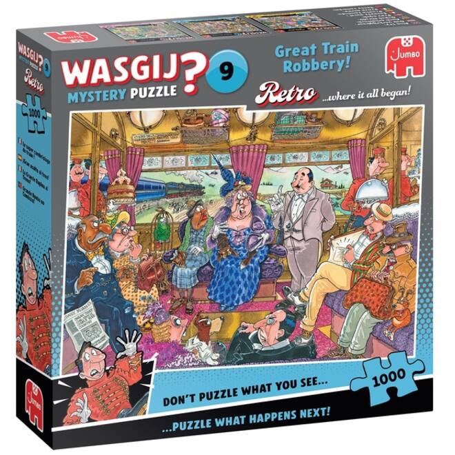 Wasgij Mystery 9 - The Great Train Robbery 1000 st