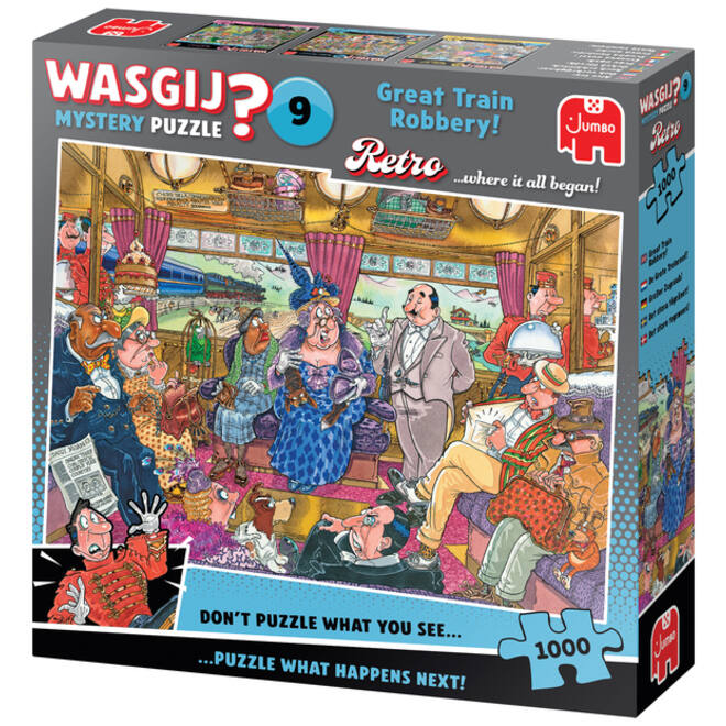 Wasgij Mystery 9 - The Great Train Robbery 1000 st