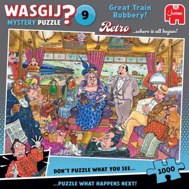 Wasgij Mystery 9 - The Great Train Robbery 1000 st