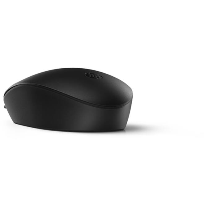 Muis HP 125 bedraad zwart