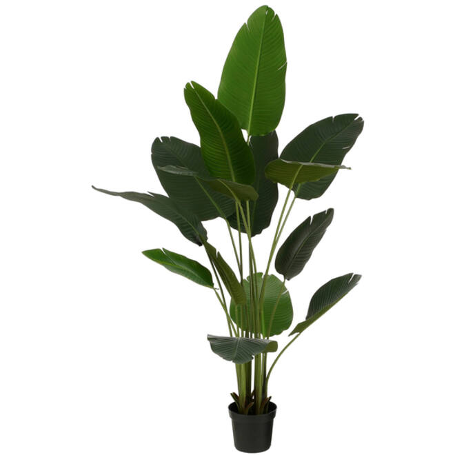 Kunstplant Mica Bananen boom in plastic pot 180x30cm