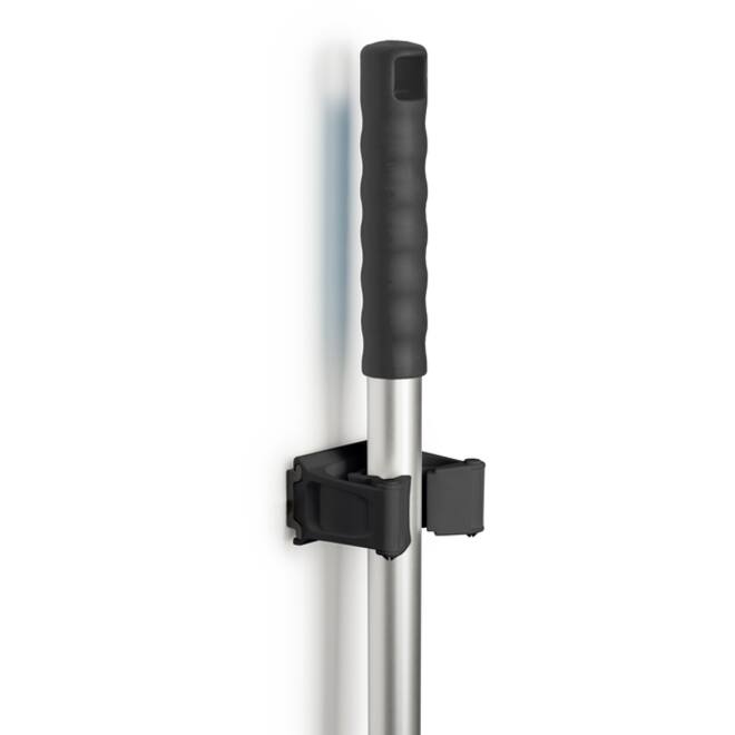 Wandhouder Toolflex One 2 klemmen met adapter ø 15/35 mm zwart