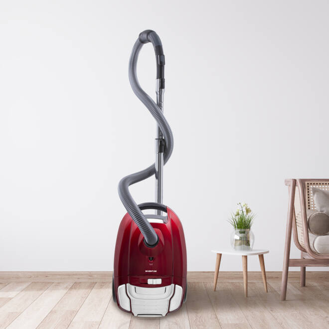 Stofzuiger Inventum ST306RZA 700W 3L rood/zwart