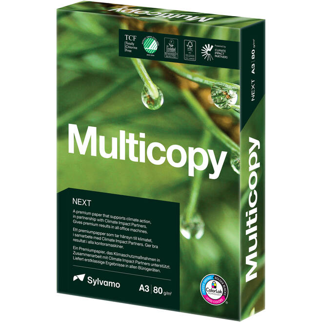 Kopieerpapier Multicopy NEXT A3 80gr wit 500 vel