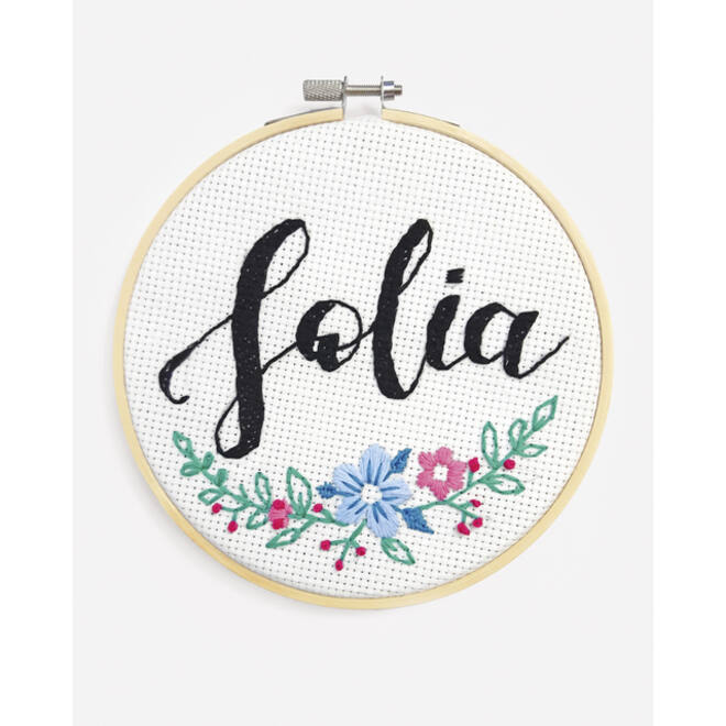 Borduurgaren Folia 10 strengen à 4m assorti