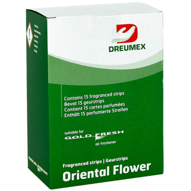 Luchtverfrisser Dreumex Gold Fresh Oriental Flower 15 strips