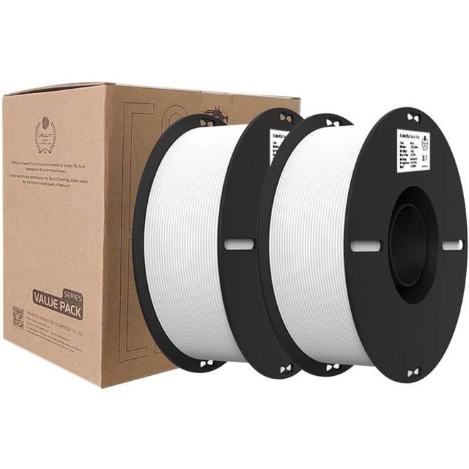 3D Filament Creality PLA 1.75mm wit 2x 1 kg