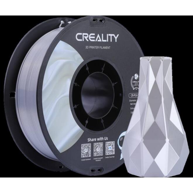 3D Filament Creality PLA 1.75mm Silk zilver 1kg