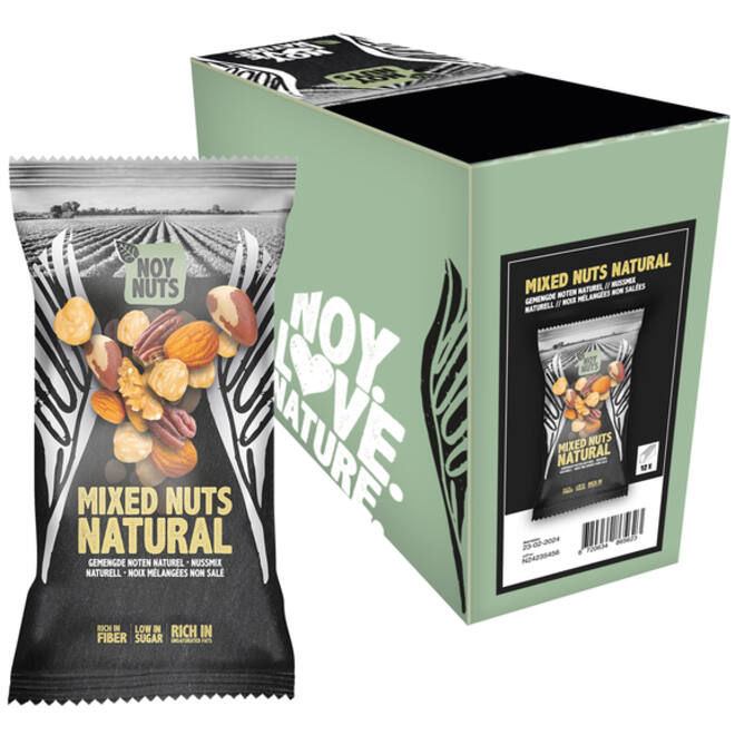 Noten NoyNuts naturel mix zak 45 gram