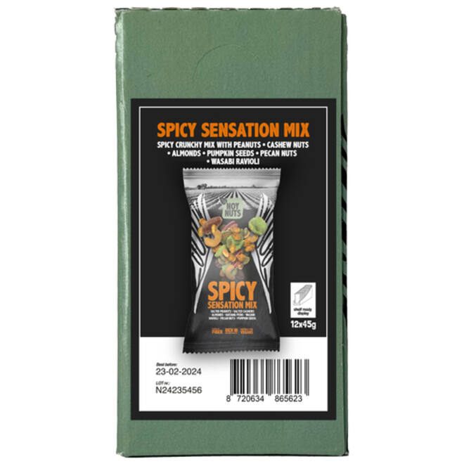 Noten NoyNuts spicy sensation mix zak 45 gram