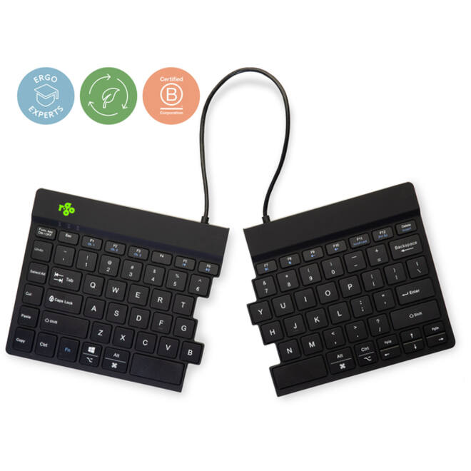 Toetsenbord R-Go Split Break QWERTY WL zwart
